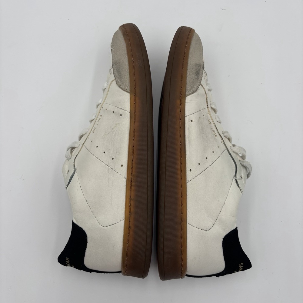 Sam Edelman Josi Sneakers Women's Size 8 White Leather Lace Up Shoes - Picture 6 of 7